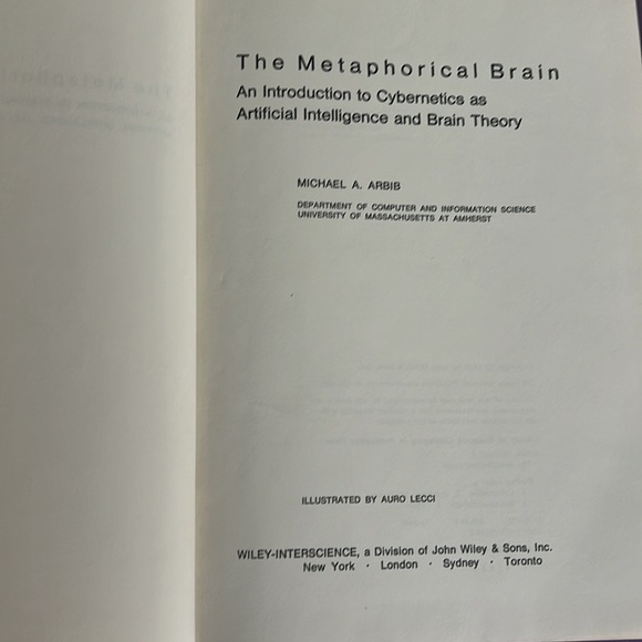 1972 The metaphorical brain cybernetics as artificial intelligence book - Picture 3 of 9